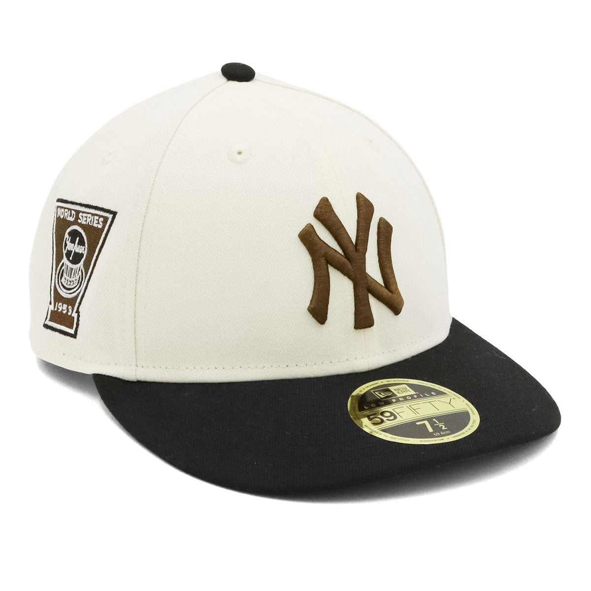 大学生 割引 ニューエラ キャップ LP 59FIFTY SIDE PATCH 2-TONE NYクローム ウェア