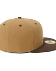 ニューエラ 59FIFTY 2-TONE UNDER VISOR LAウィート/ウォルナット