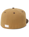 ニューエラ 59FIFTY 2-TONE UNDER VISOR LAウィート/ウォルナット