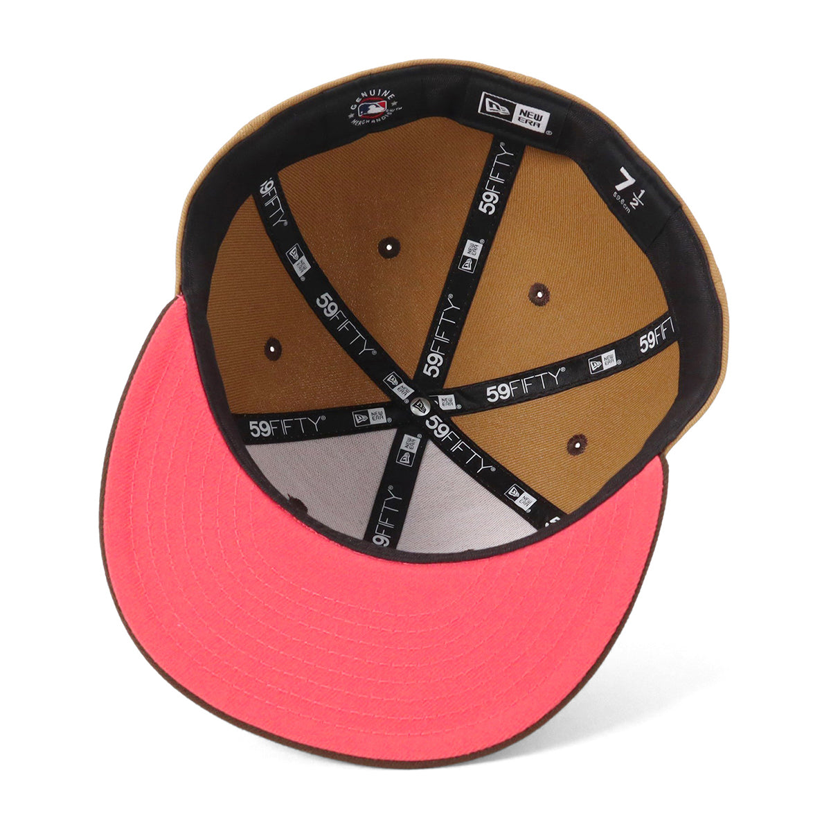 ニューエラ 59FIFTY 2-TONE UNDER VISOR LAウィート/ウォルナット