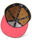 ニューエラ 59FIFTY 2-TONE UNDER VISOR LAウィート/ウォルナット