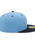 ニューエラ 59FIFTY 2-TONE UNDER VISOR LAスカイブルー/ネイビー