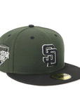 ニューエラ 59FIFTY SIDE PATCH 2-TONE UNDER VISOR SDダークシーウィード