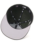 ニューエラ 59FIFTY SIDE PATCH 2-TONE UNDER VISOR SDダークシーウィード