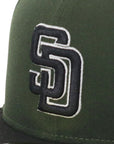 ニューエラ 59FIFTY SIDE PATCH 2-TONE UNDER VISOR SDダークシーウィード