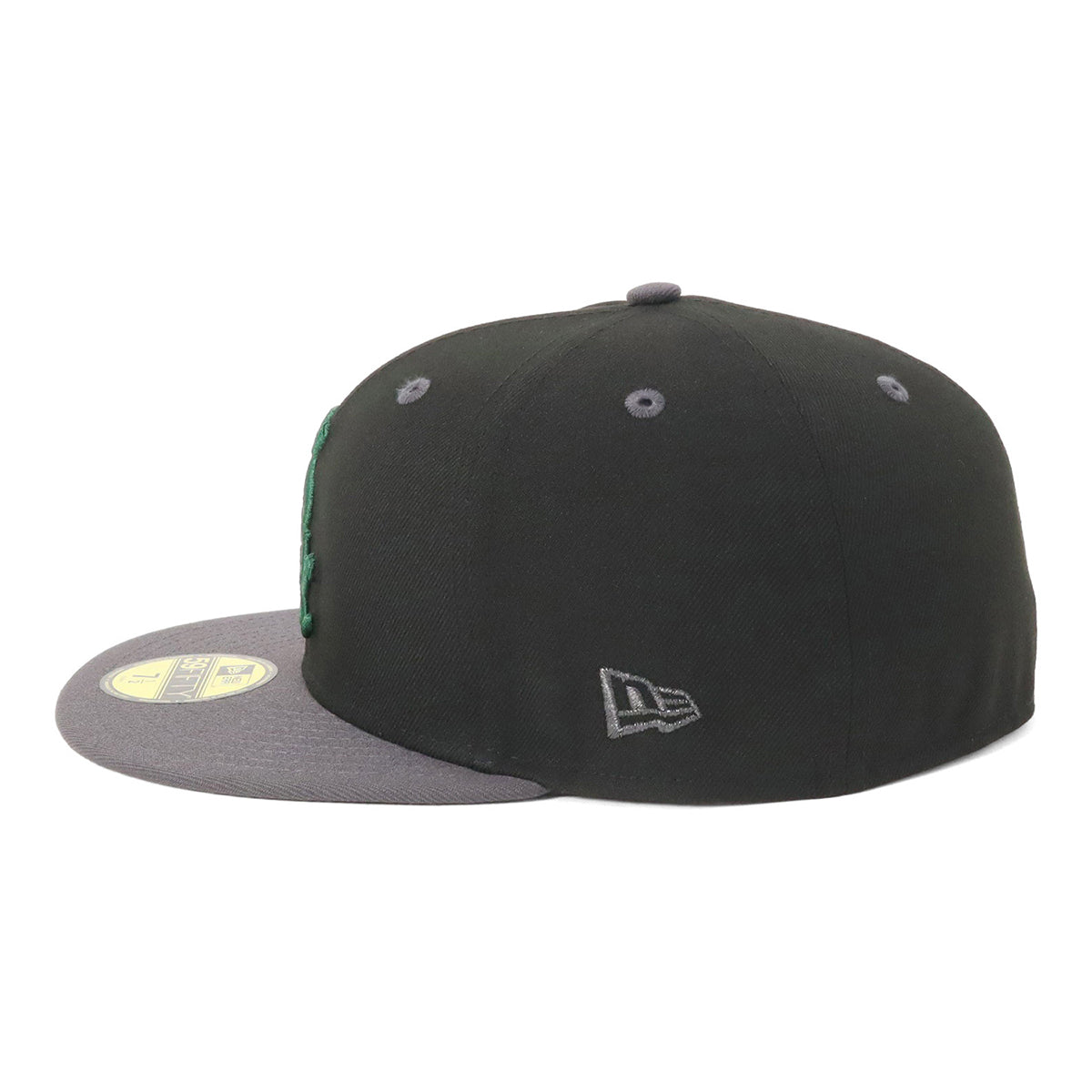 別注 ニューエラ 59FIFTY SIDE PATCH 2-TONE UNDER VISOR CWSブラック/グラファイト