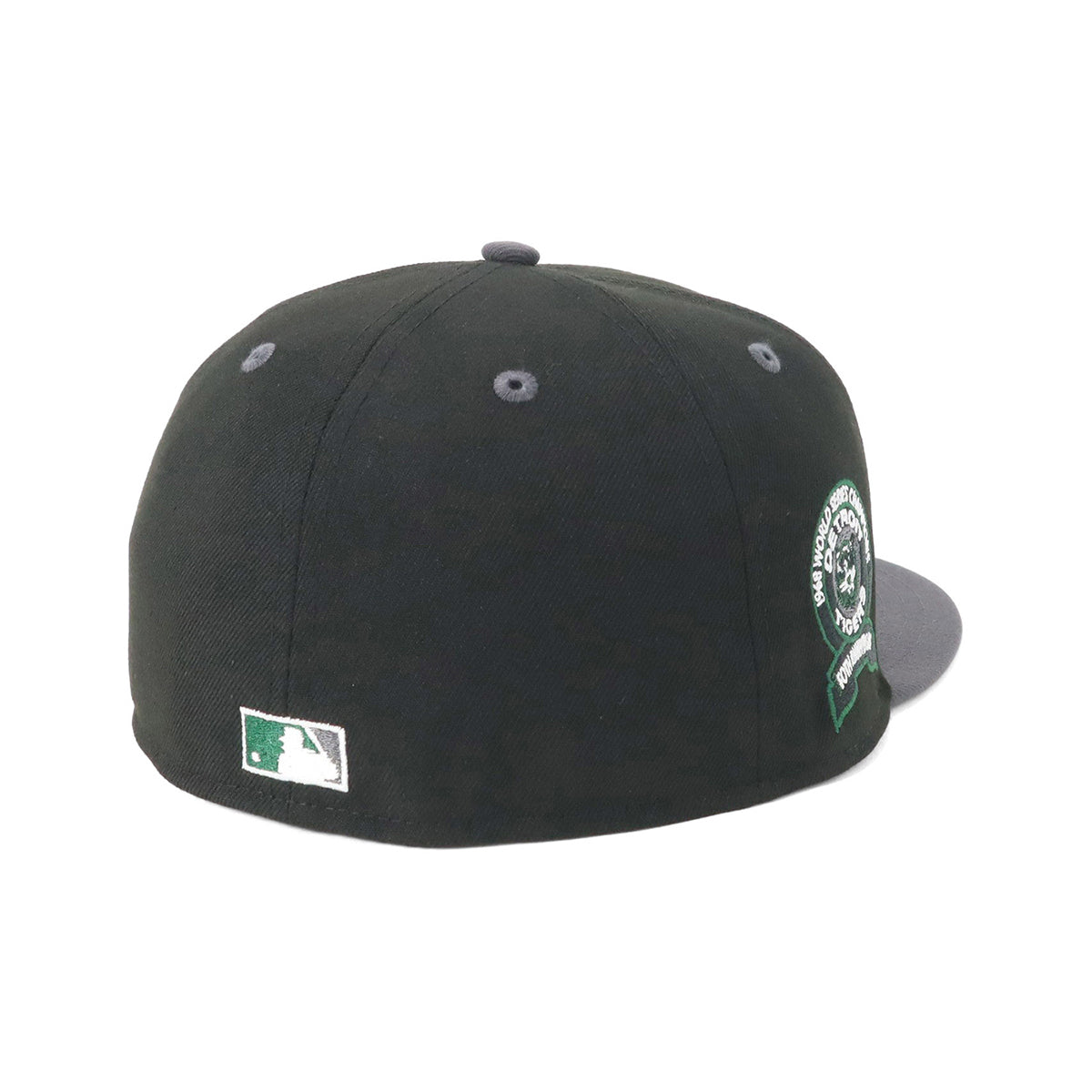 別注 ニューエラ 59FIFTY SIDE PATCH 2-TONE UNDER VISOR DETブラック/グラファイト