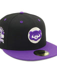 ニューエラ 59FIFTY SIDE PATCH 2-TONE UNDER VISOR CUBブラック