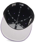 ニューエラ 59FIFTY SIDE PATCH 2-TONE UNDER VISOR CUBブラック