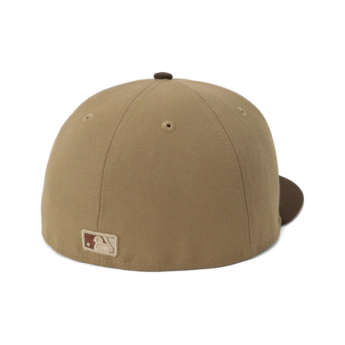 ニューエラ 59FIFTY 2-TONE UNDER VISOR NYカーキ/ウォルナット