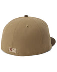 ニューエラ 59FIFTY 2-TONE UNDER VISOR LAカーキ/ウォルナット