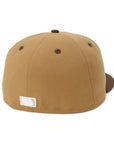 ニューエラ 59FIFTY 2-TONE UNDER VISOR NYウィート/ウォルナット