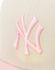 ニューエラ 59FIFTY 2-TONE NYストーン/ピンクルージュ