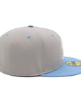 ニューエラ 59FIFTY 2-TONE LAAグレー/スカイブルー