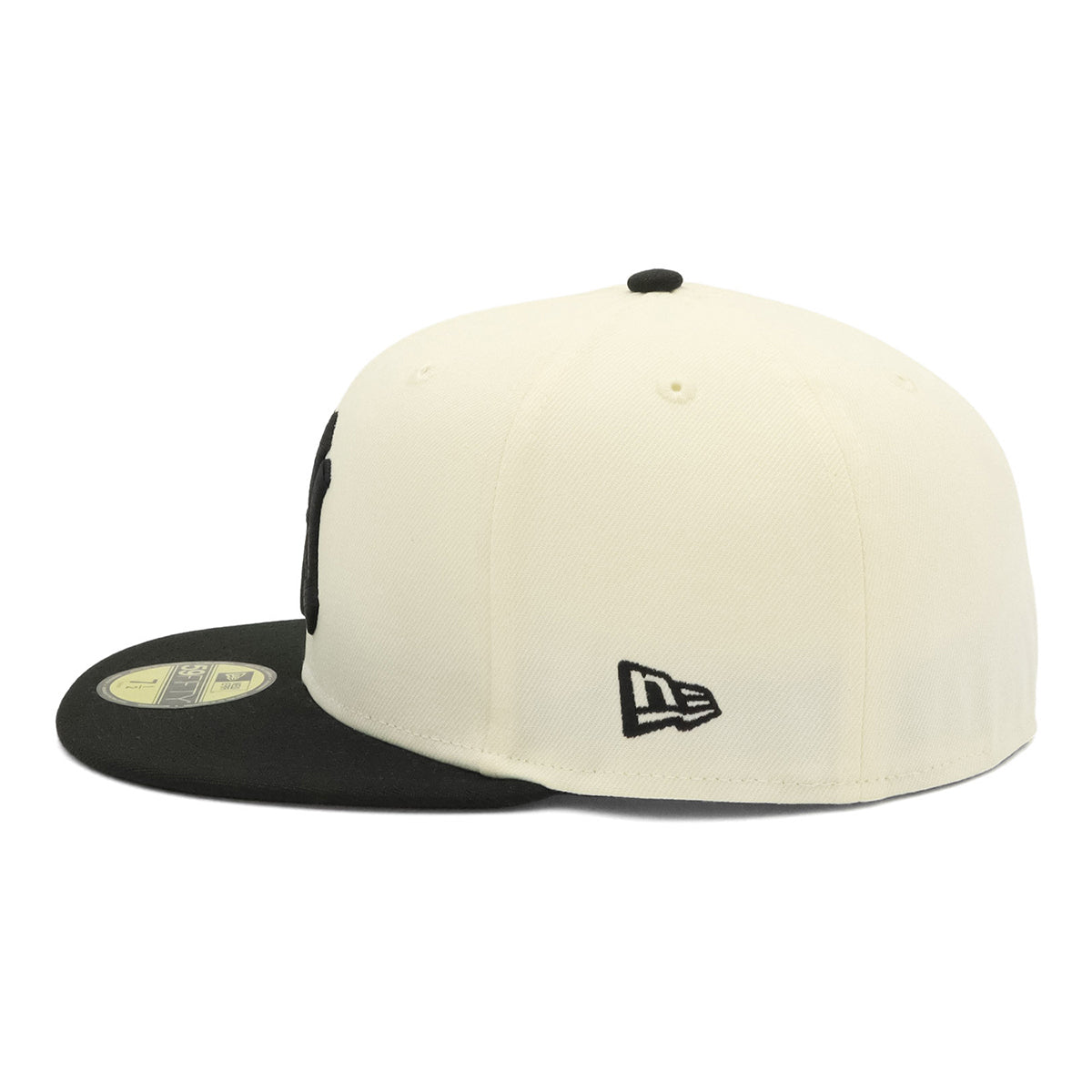 ニューエラ 59FIFTY SIDE PATCH 2-TONE NYクローム/ブラック