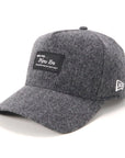 ニューエラ 9FORTY A-FRAME BLACK PATCH グレー/ネップウール