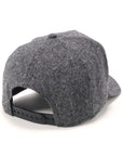 ニューエラ 9FORTY A-FRAME BLACK PATCH グレー/ネップウール