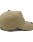 ニューエラ 9FORTY A-FRAME / LONG VISOR / EASYSNAP FLAX COTTON HANDWRITTEN LOGO チノベージュ