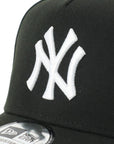 ニューエラ 9FORTY A-FRAME / CLOTH STRAP SIDE PATCH UNDER VISOR NYブラック