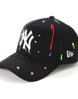 ニューエラ 9FORTY A-FRAME SPLASH EMBROIDERY NYブラック