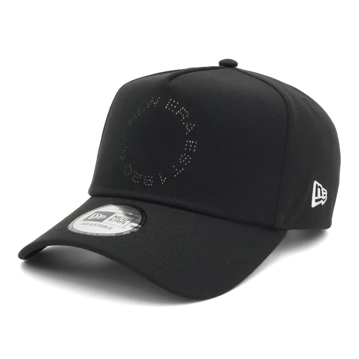 NEW ERA ニューエラ　キャップ　 黒x黒　レザー調　9FORTY ニューエラ NEW ERA ニューエラ Newera キャップ 帽子 ナイン