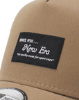 ニューエラ 9FORTY A-FRAME TRUCKER BLACK PATCH カーキ