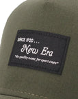 ニューエラ 9FORTY A-FRAME TRUCKER BLACK PATCH オリーブ