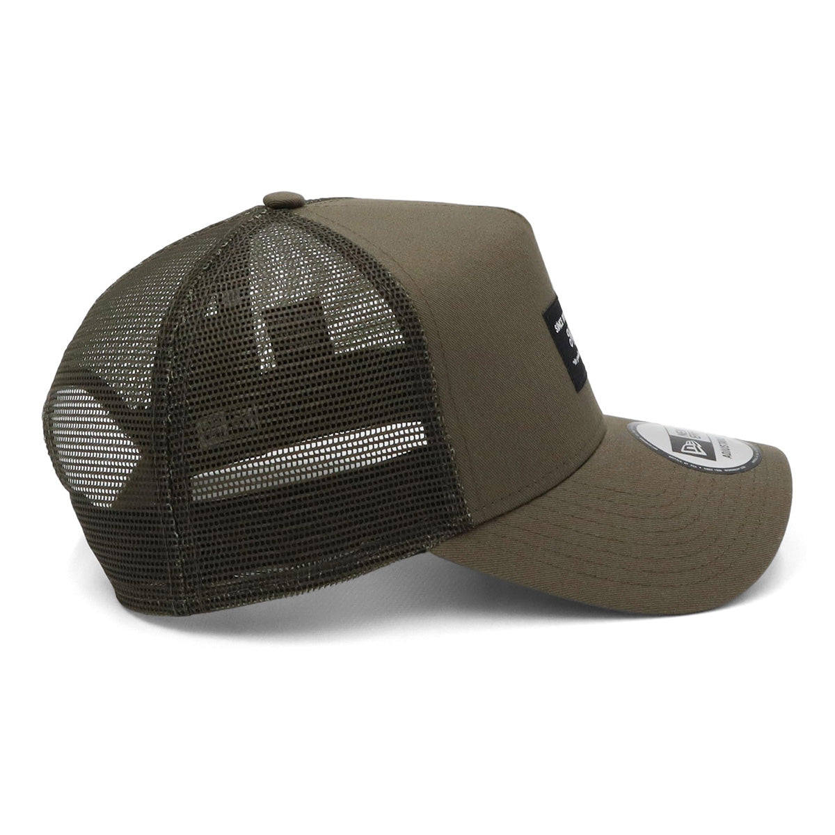 ニューエラ キャップ 9FORTY A-FRAME TRUCKER BLACK PATCH モス