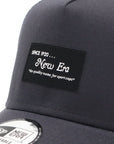 ニューエラ 9FORTY A-FRAME TRUCKER BLACK PATCH グラファイト