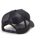 ニューエラ 9FORTY A-FRAME TRUCKER BLACK PATCH ネイビー
