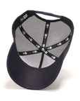 ニューエラ 9FORTY A-FRAME TRUCKER BLACK PATCH ネイビー