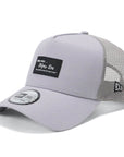 ニューエラ 9FORTY A-FRAME TRUCKER BLACK PATCH グレー