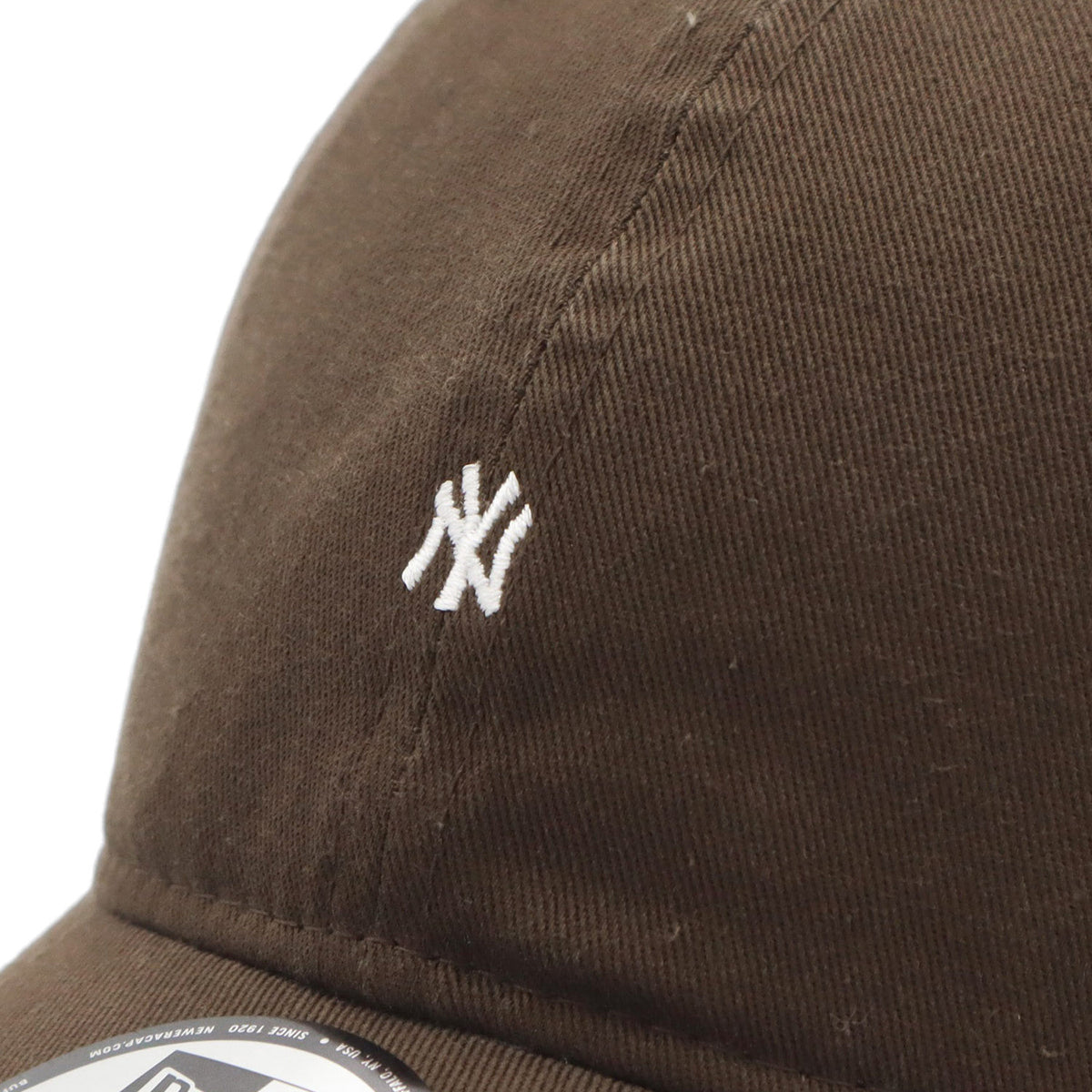 ニューエラ 9TWENTY MICRO LOGO NYウォルナット
