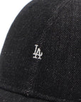 ニューエラ 9TWENTY MICRO LOGO LAブラックウォッシュデニム
