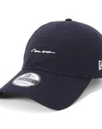 ニューエラ 9TWENTY / CLOTH STRAP / LONG VISOR HANDWRITTEN LOGO ネイビー