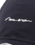 ニューエラ 9TWENTY / CLOTH STRAP / LONG VISOR HANDWRITTEN LOGO ネイビー
