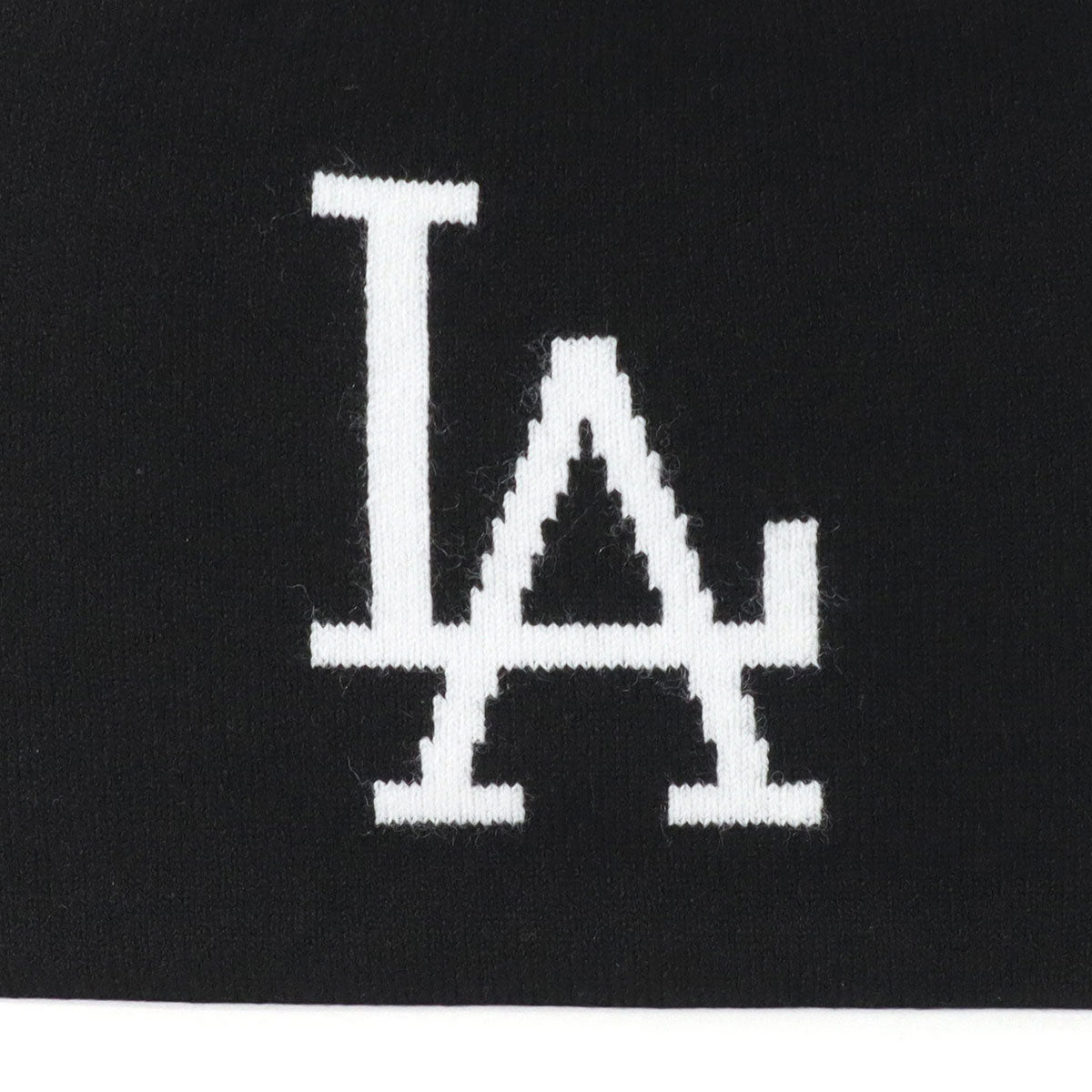 ニューエラ BASIC BEANIE COOPERS TOWN LAブラック/ホワイト