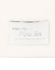 別注 ニューエラ BASIC CUFF KNIT METAL PLATE オフホワイト/シルバー