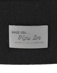 別注 ニューエラ BASIC CUFF KNIT METAL PLATE ブラック/メタリックブラック
