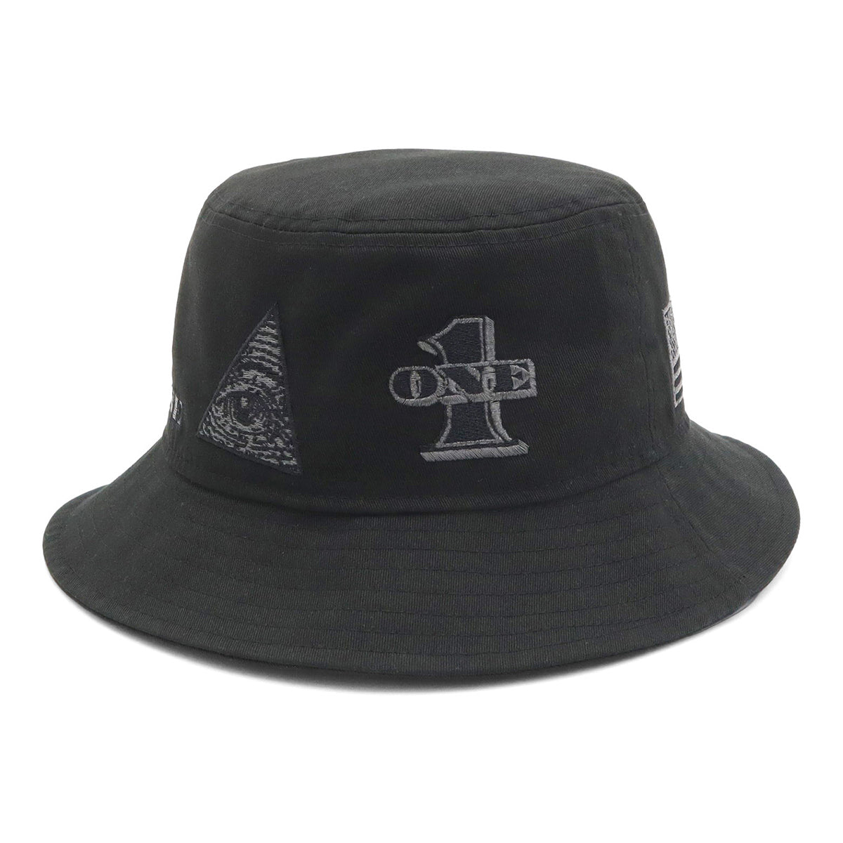 ニューエラ キャップ BUCKET-01 DOLLAR ブラック/メタリックブラック