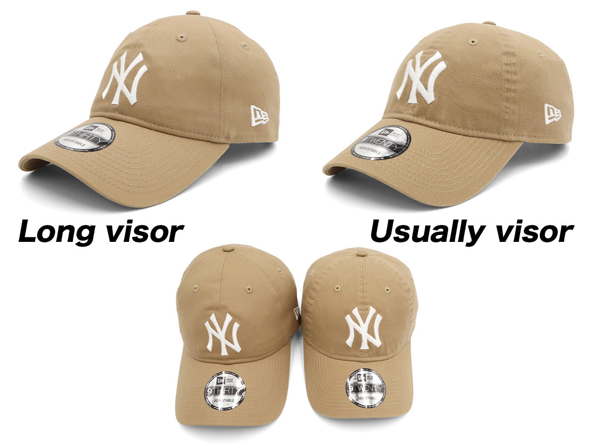 ニューエラキャップの通常バイザーとロングバイザーの比較！違い・メリット・おすすめシーンを解説
