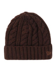 ニューエラ LOWGAUGE CUFF KNIT/WOOL BLEND WOOL BLEND ブラウン