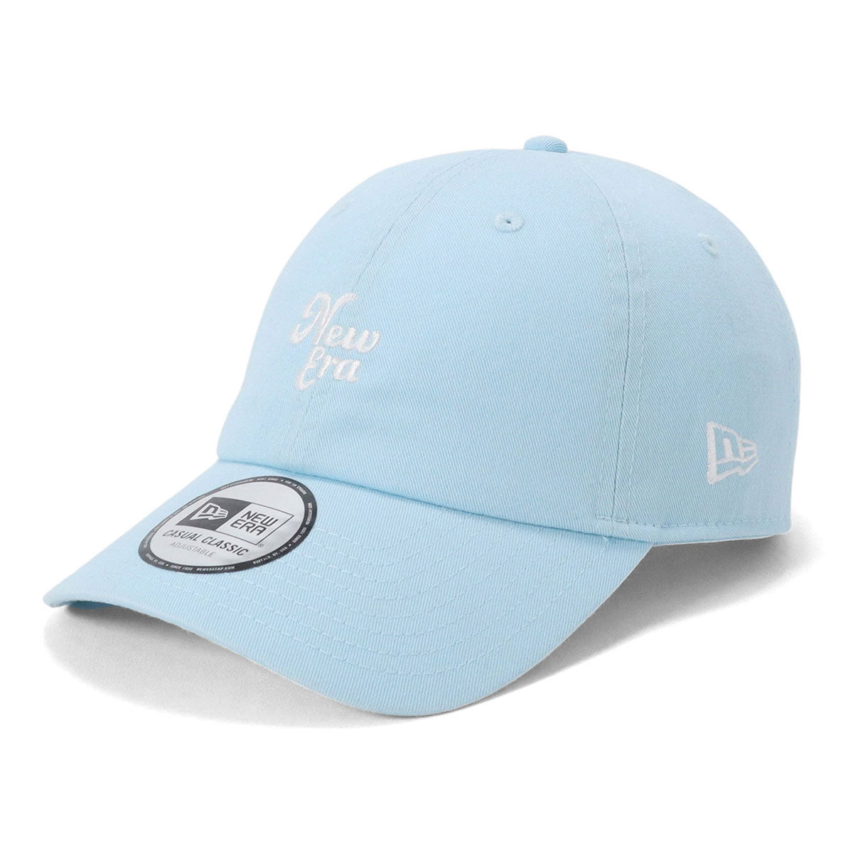 ニューエラ キャップ CASUAL CLASSIC STRAP LOGO グラシアルブルー