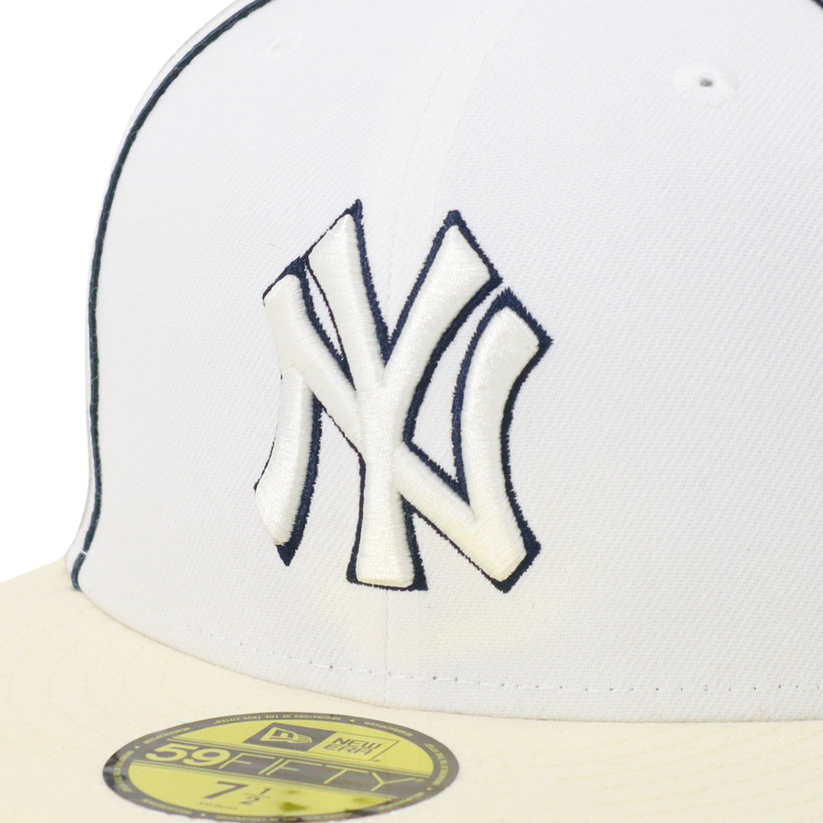 ニューエラ キャップ 59FIFTY MLB TAPING 2-TONE NYホワイト – ONSPOTZ