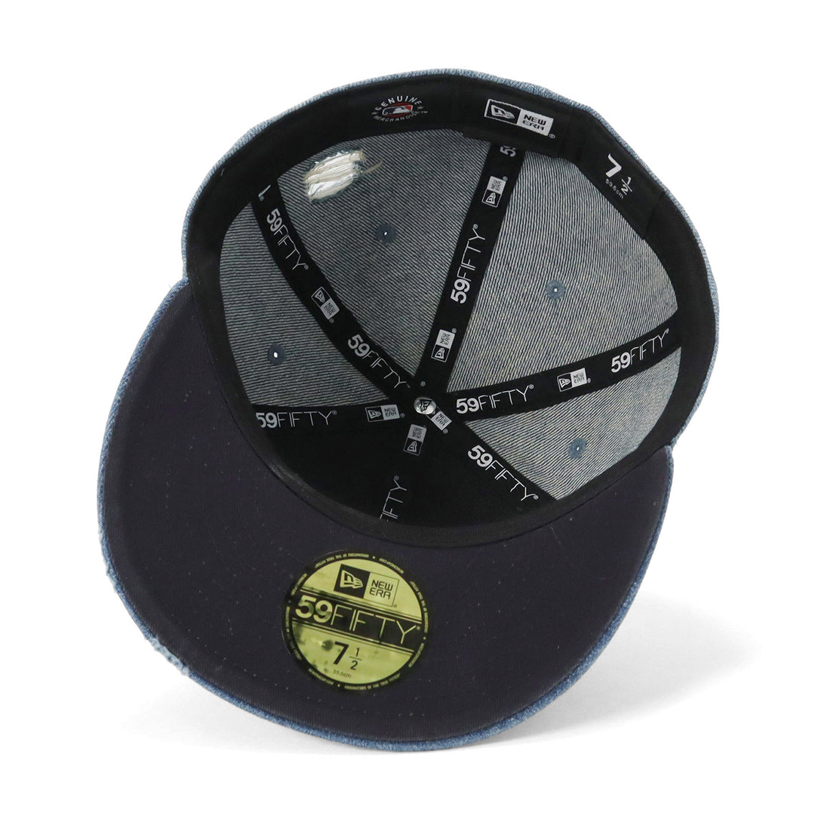 スナップ ニューエラ デニム キャップ ダメージ NEWERA NY ニューエラ