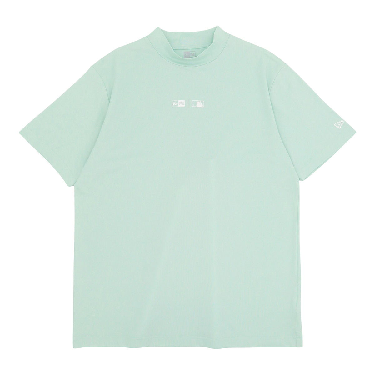 ニューエラ MID NECK S/S TEE MLB LAビーチキスブルー