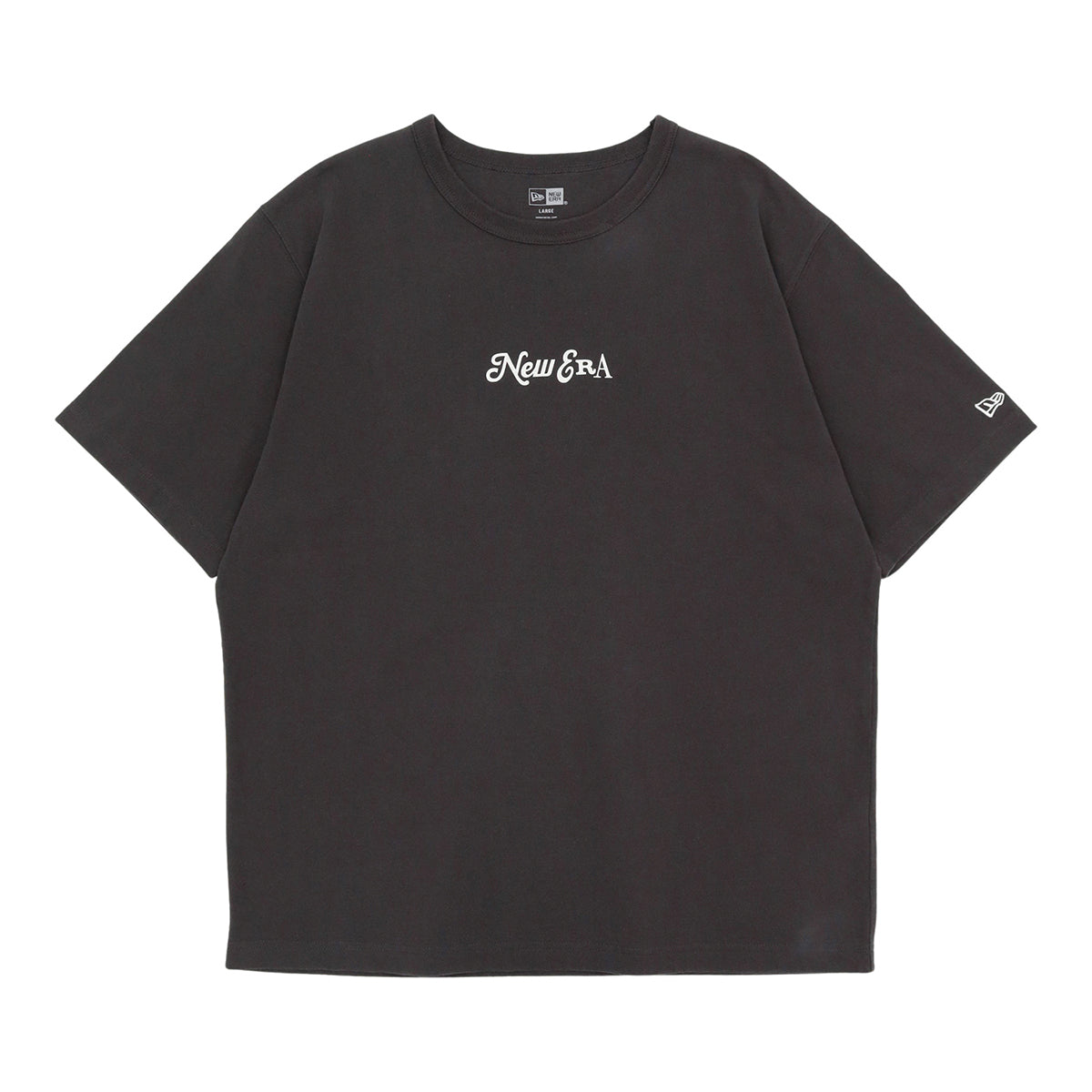 ニューエラ S/S WASHED COTTON TEE ARCHIVE LOGO スミクロ