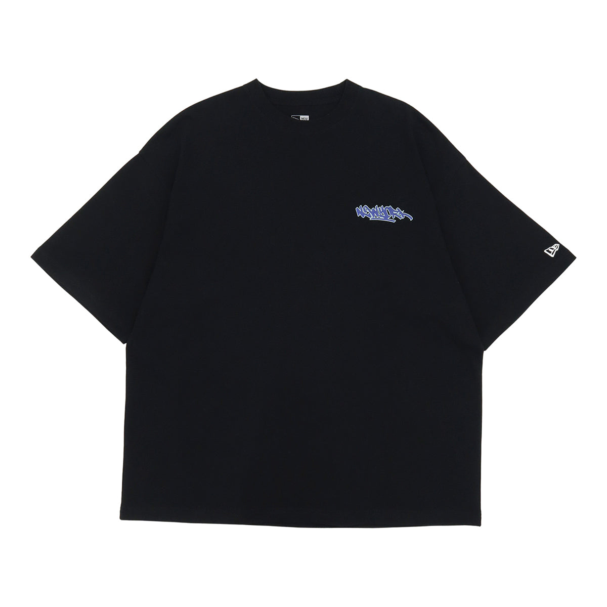 ニューエラ S/S OVERSIZED COTTON TEE 24 TAGGING LOGO ブラック