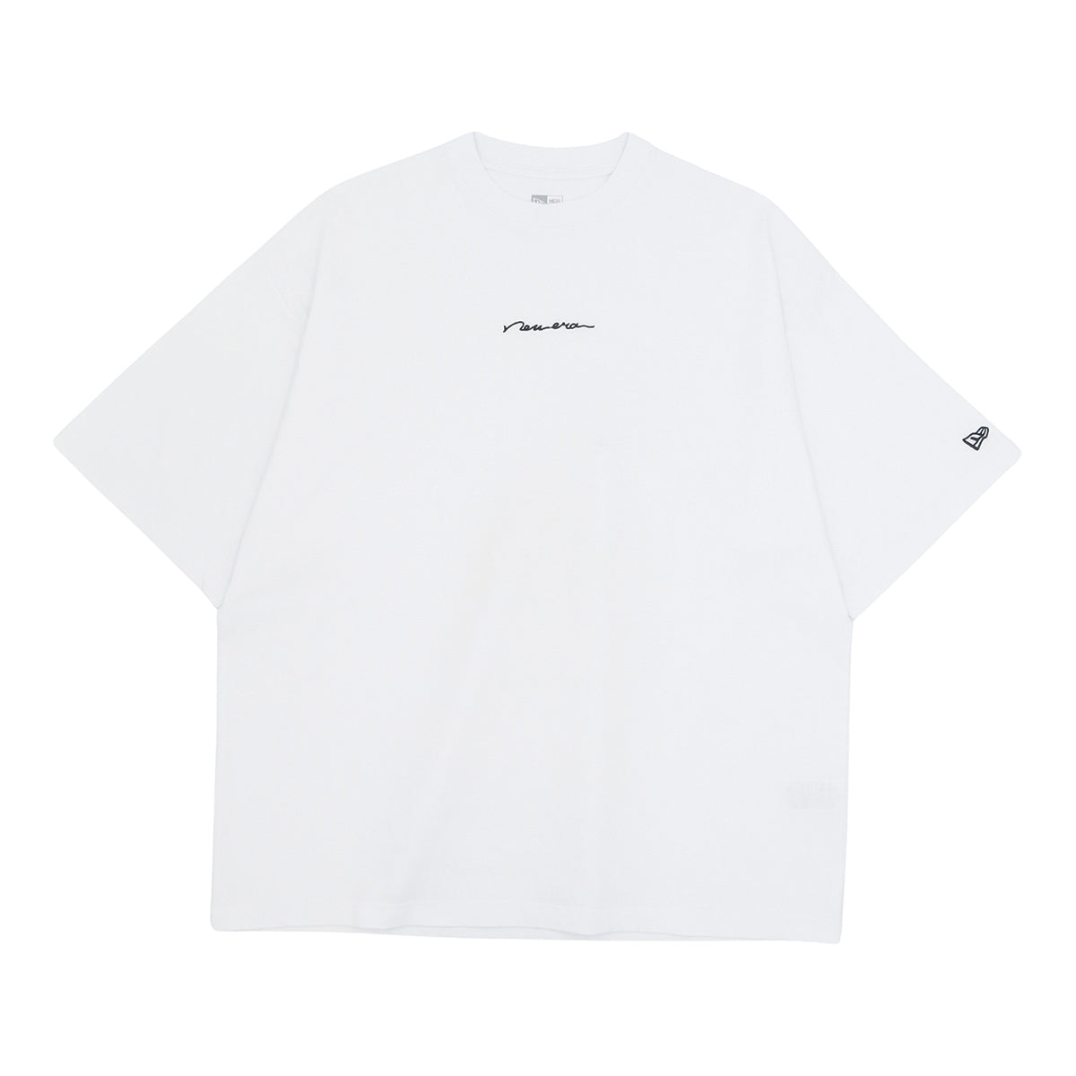 ニューエラ S/S OVERSIZED COTTON TEE 24 HANDWRITTEN LOGO ホワイト