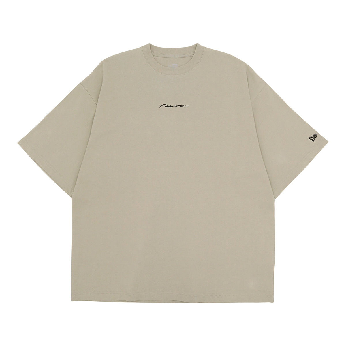 ニューエラ S/S OVERSIZED COTTON TEE 24 HANDWRITTEN LOGO ローズグレー